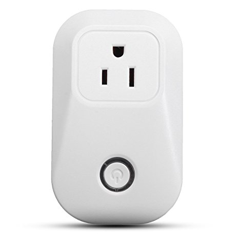 Smart Plug,ELEGIANT Wi-Fi Smart Outlet Plug Smart Socket Wireless Switch Smart Plug Wifi Socket Control your Devices from Anywhere for Iphone Ipad Android Smartphone