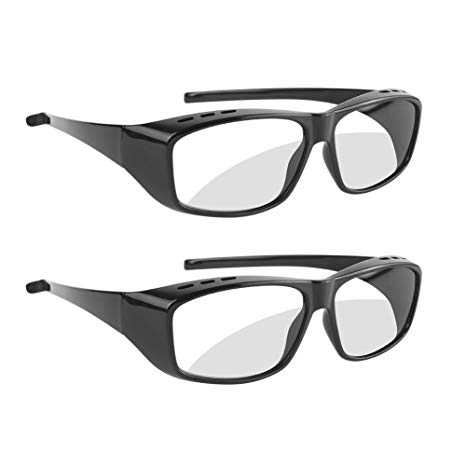 SOUBUN Unisex Passive 3D Glasses for LG, Panasonic, Vizio and all Passive 3D TVs & RealD 3D Cinema Glasses (2 Pack)