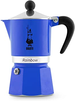 Bialetti 5242 Rainbow Espresso Maker, Blue