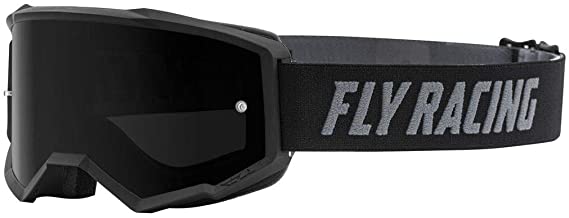 Fly Racing 2021 Zone Goggles (Black/Dark Smoke Lens)