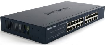 NETGEAR ProSAFE JGS524NA 24-Port Gigabit Rackmount Switch 101001000 Mbps JGS524NA