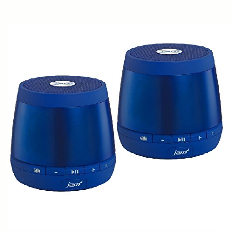 JAM HX-P240DLC-DP Plus Portable Speaker, 2-Pack (Dark Blue)