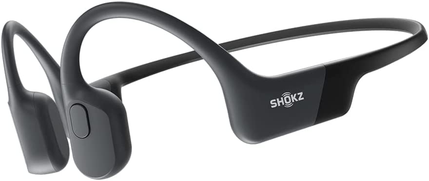 SHOKZ OpenRun Bluetooth Bone Conduction Running Headphones - AW22 - One - Black