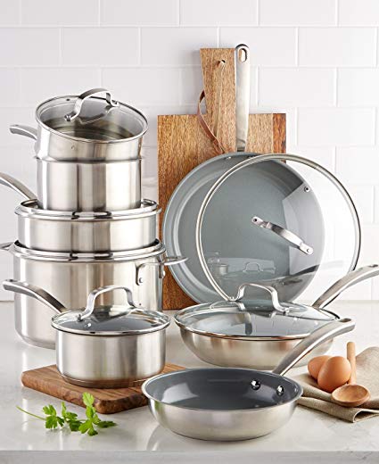 Culinary Science by Martha Stewart Collection 14-Pc. Cookware Set