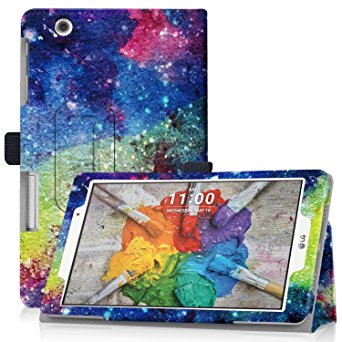 Famavala PU Leather Case Cover For 8" LG G Pad X 8.0 T-Mobile Model V521 / V520 AT&T Model / LG G Pad 3 III 8.0 8-Inch Tablet (Shine)