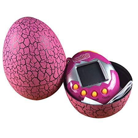 HEART SPEAKER Dinosaur Egg Tumbler Virtual Cyber Digital Pets Electronic Retro Game Kids Toy (4#)