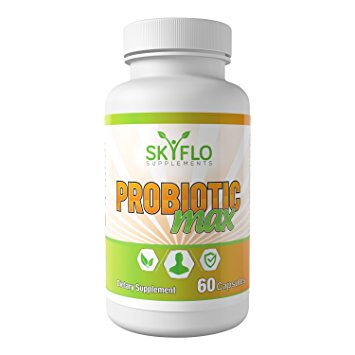 Probiotic Max - Friendly Bacteria Formulation for Good Digestive and Stomach Health (60 High Quality Capsules)