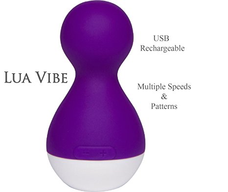 Real Vibes Lua USB Silicone - 10-speed Vibrator— Personal Massager for Women — Discreet & Smooth - Hypoallergenic