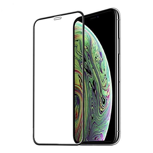[2-Pack] Tempered Glass Screen Protector Compatible with iPhone Xs MAX,9H Hardness,HD Clear,Ultra Slim,Bubble Free,Case Friendly,Anti-Fingerprint,6.5 Inch