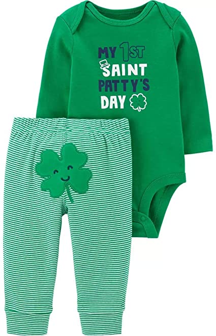 Carter's Baby Boys' Luckiest Baby Bodysuit and Pants Set