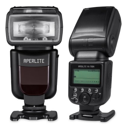 Aperlite YH-700N Professional DSLR Flash Flashlight for Nikon Digital SLR Camera Supports High-Speed Sync TTL Modes and Wireless Master Control