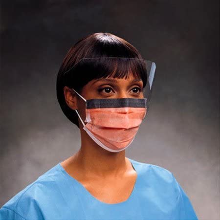 Fluidshield Fog-Free Procedure Mask W/Viso Bx/25