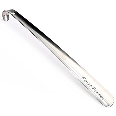 Long Stainless Steel Shoe Horn, 16.8"