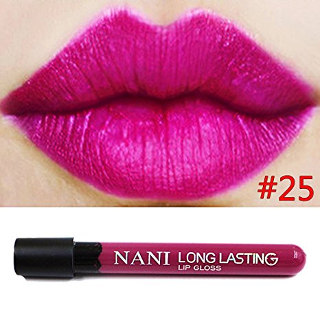Neverland Waterproof Liquid Makeup Lip Pencil Matte Lipstick Lip Gloss Super Long Lasting #25