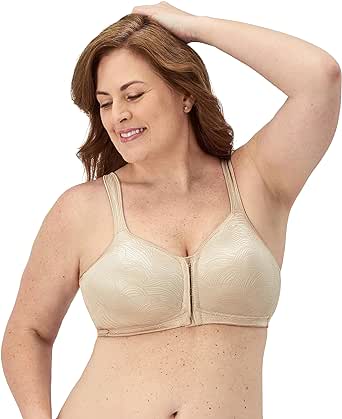 Playtex Women’s 18 Hour Front Close Extra Back Support Wireless Bra, USE52E