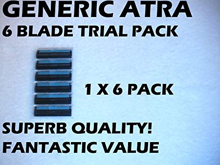 Gillette Atra Generic Blades - 6 Blade Trial Pack