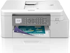 Brother MFC-J4340DW | Multifonction 4-en-1 | Jet d’Encre Couleur Professionnelle | Recto/Verso | WiFi Direct | Vitesse de 20 Pages par Minutes | Eligible au Forfait EcoPro