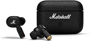 Marshall Motif II ANC - Écouteurs Bluetooth à Réduction de Bruit Active sans Fil, Écouteurs, 30 Heures d'Autonomie - Noir