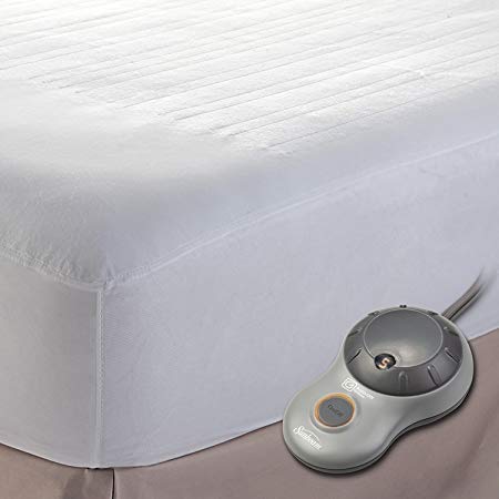 Sunbeam Heated Mattress Pad | Polyester, 10 Heat Settings, Twin