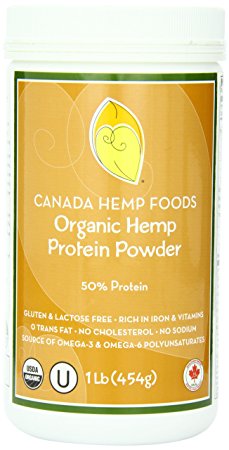 Canada Hemp Foods, Organic Protein Powder, 50% Protein, 16 ounce