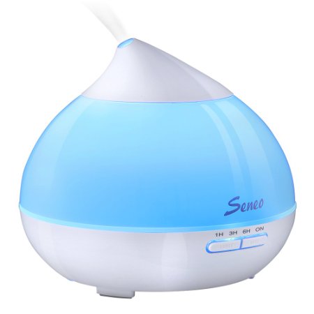 Seneo 300ml Essential Oil Diffusers Ultrasonic Aromatherapy Cool Mist Humidifiers Electric for Office Yoga Spa Home Bedroom