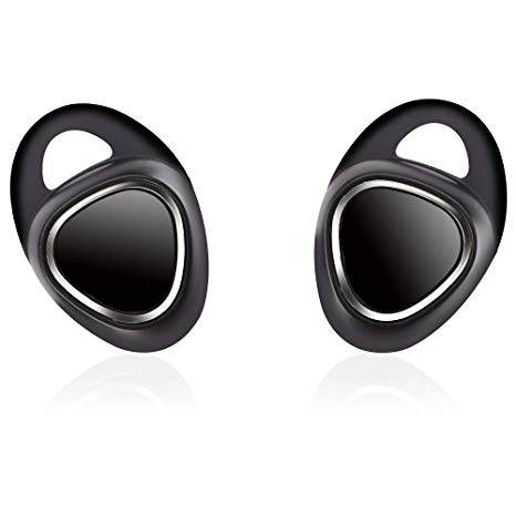 Bluetooth Earphone,Wireless Sport In-Ear Cord-Free Headphone for Samsung Gear iConX SM-R150 (Black)