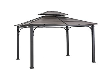 Sunjoy 10' x 12' Galvanized Steel Hardtop Gazebo - Faux Copper Top