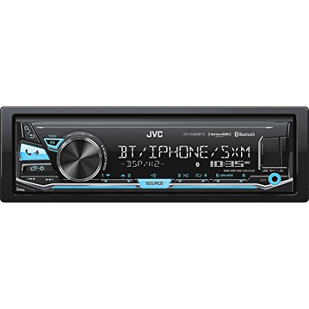 JVC KD-X340BTS Single-Din Car Digital Media Bluetooth Receiver, USB/AUX/SiriusXM