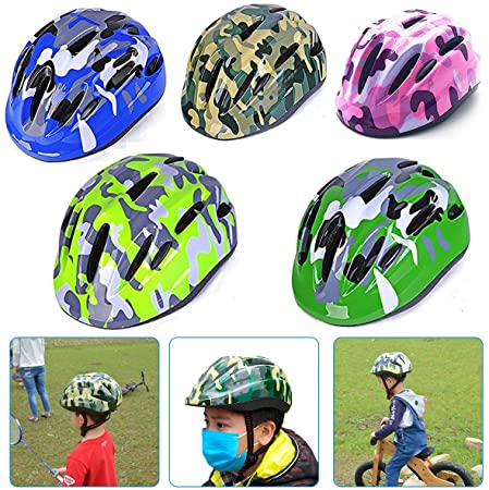 OFOCASE Kids Bike Helmet, Adjustable Safe Kids Bicycle & Skateboard Helmet for Scooter Rollerblading Inlineskating Cycling Balance Mutli-Sport for Girls/Boys 5-17 Year Old Toddler