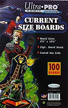 Ultra Pro Current Size Boards, 6.75 X 10.5 (100 Count Pack)