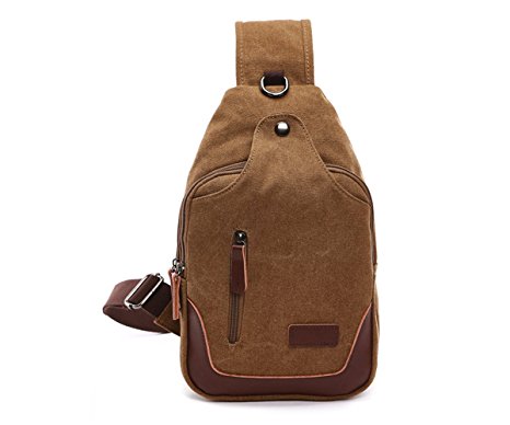WFTBDREAM Sling Chest Fanny Backpack Crossbody Multipurpose Bag Daypack For Men
