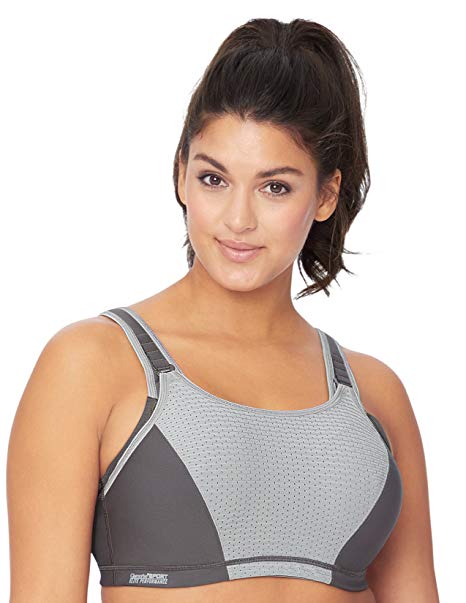 Glamorise Women's Full Figure Elite Performance Adjustable Wonderwire Sports Bra #9167