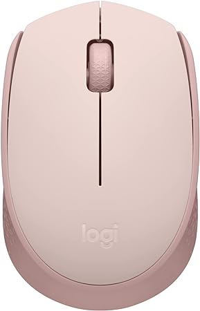 Logitech M171 Wireless Mouse for PC, Mac, Laptop, 2.4 GHz with USB Mini Receiver, Optical Tracking, 12-Months Battery Life, Ambidextrous - Pink