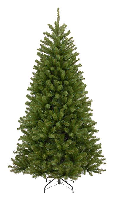 National Tree 6.5 Foot North Valley Spruce Thin Tree, Hinged (NRV7-500-65)