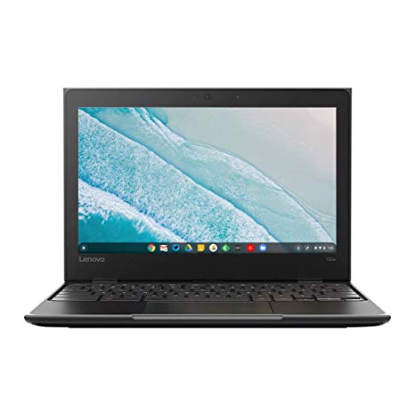 Lenovo 100e Chromebook (2nd Gen) MTK 81QB Business Laptop, 11.6" HD Display, MediaTek MT8173C Quad-core 2.1GHz 4GB RAM 16GB eMMC, PowerVR GX6250, WiFi Bluetooth SD Card Reader Google Chrome OS