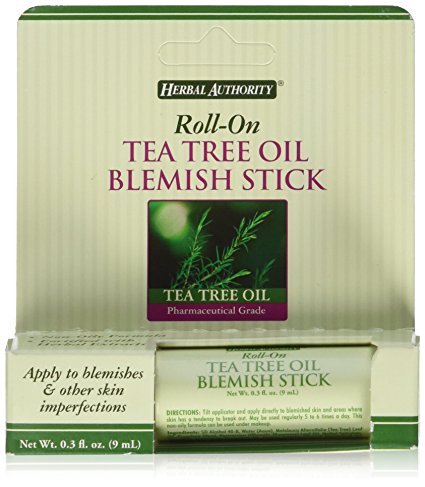 Herbal Authority Roll-on Tea Tree Oil Blemish Stick 0.3oz