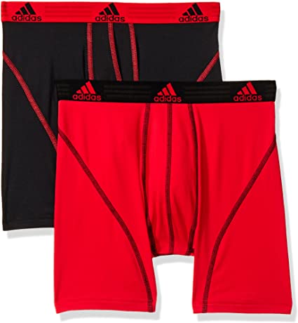 adidas Men's Sport Performance Boxer Briefs Underwear (2 Pack)