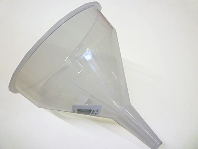 Whitefurze 8cm funnel, clear plastic
