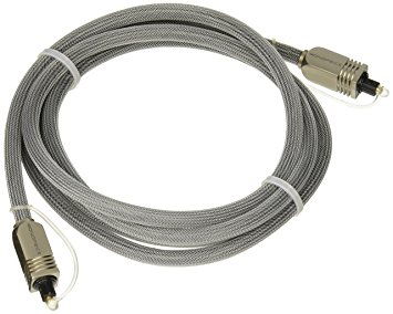 Premium Optical Toslink Cable w/ Metal Fancy Connector (6 feet)