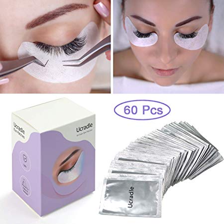 Under Eye Gel Pads - 60 Pairs Eyelash Extension Pads Lints Free, Eyelash Patches (Under Eye Pads - 60 Pairs)