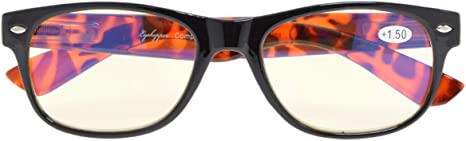 Blue Light Filter UV Protection Classic Eyeglasses Computer Reading Glasses