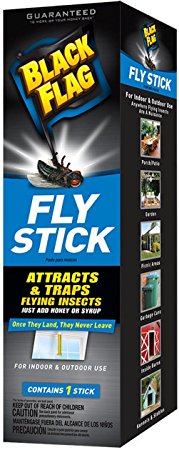 Black Flag Fly Stick Insect Trap, 6-Pack