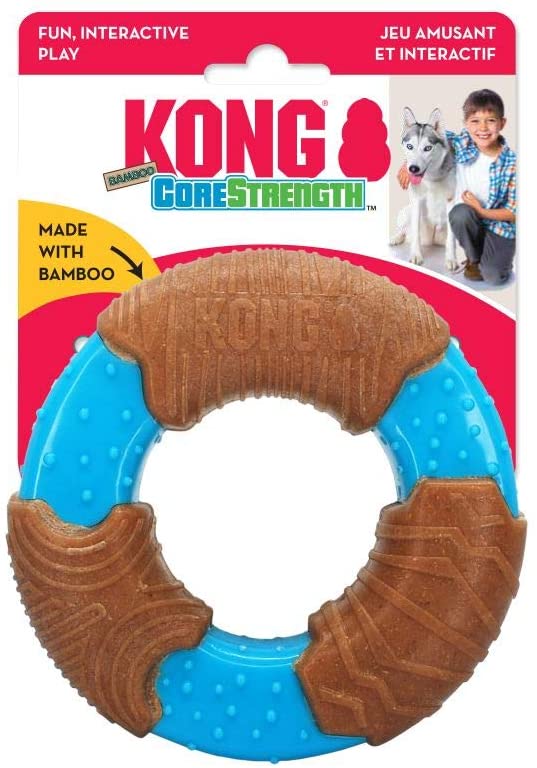 Kong Dog Toys CoreStrength Bamboo Ring Small