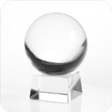 Amlong Crystal Clear Crystal Ball 110mm 42 in Including Crystal Stand and Gift Package
