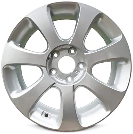 Road Ready Car Wheel For 2011-2013 Hyundai Elantra 17 Inch 5 Lug Silver Aluminum Rim Fits R17 Tire - Exact OEM Replacement - Full-Size Spare