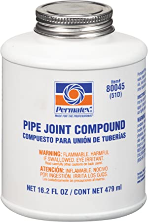 Permatex 80045 Pipe Joint Compound, 16.2 oz. Bottle