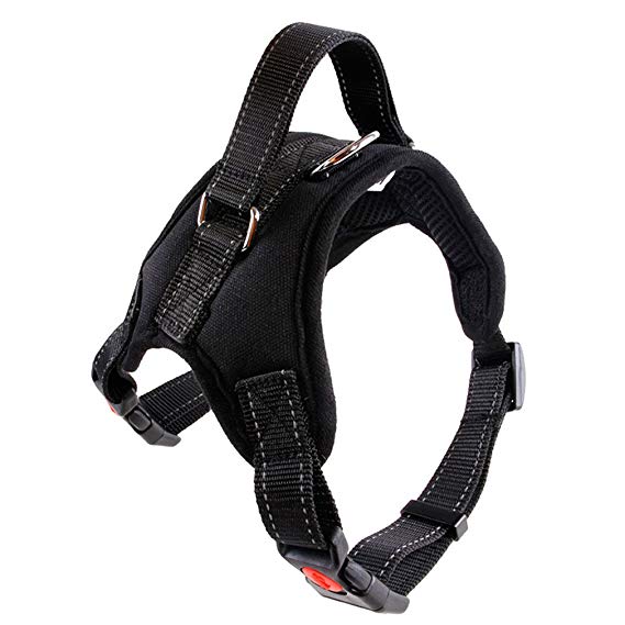 WRMR Dog Harness No-Pull Pet Harness Adjustable Outdoor Pet Vest Reflective Oxford Material Soft Vest Dogs Easy Control Small Medium Large Dog