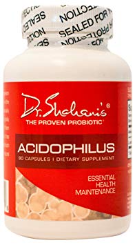 Dr. Shahani's Acidophilus Capsules for Digestive Health and Regularity, 90 Count