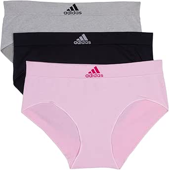 Adidas Women's Seamless Brief Panties 3-Pack