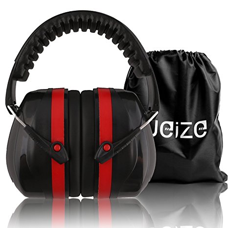 Weize Safety Earmuff Shooters Hearing Protection Foldable Ear Defenders Noise Reduction Head Band Ear Cups for Hunting Mowing Drilling